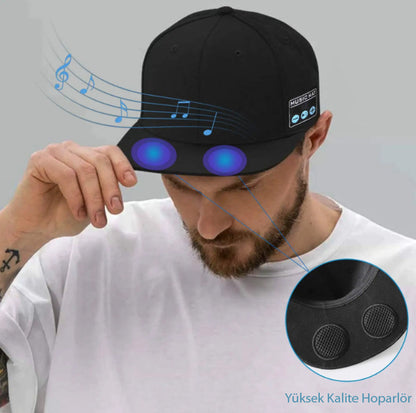 Merimiq Bluetooth Kulaklıklı Şapka